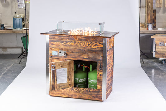 Bardsey Gas Firetable - Rustic