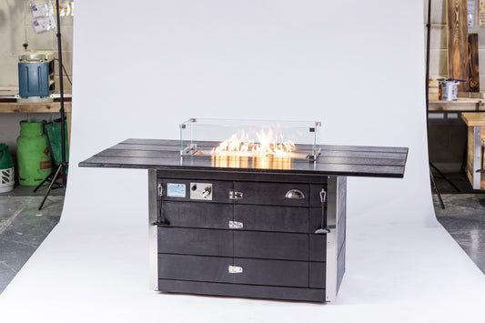 Sentosa Dining Table Gas Firetable (6-8 seater) - (One only)